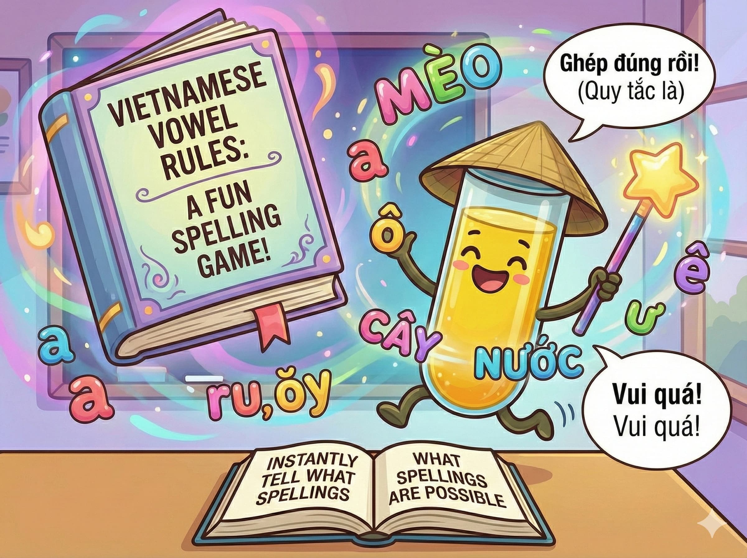 Vietnamese Vowel Rules Guide Cover Image